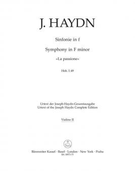 Symphonie en fa mineur Hob. I:49 