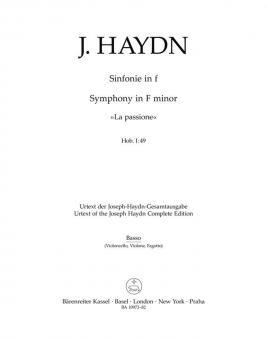 Symphonie en fa mineur Hob. I:49 