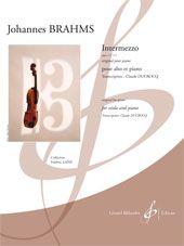 Intermezzo op. 117 No 1 