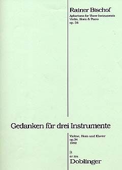 Gedanken Op. 34 