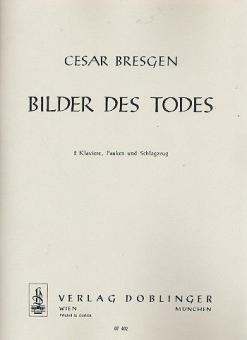 Bilder des Todes Suite nach Holbein, f. Klav., Pauke u. Schlz 