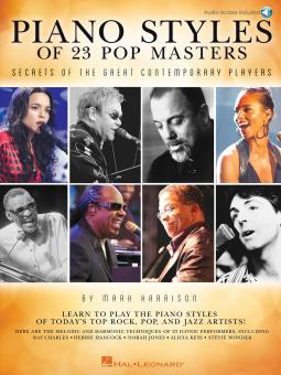 Piano Styles Of 23 Pop Masters 