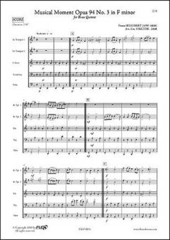 Musical Moment Op. 94 No. 3 in F minor 