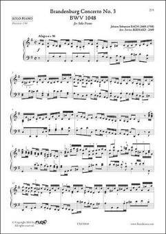 Brandenburgisches Konzert Nr. 3 BWV 1048 