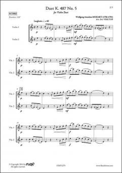 Duet K 487 No. 5 