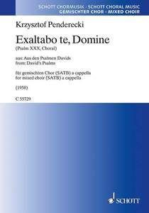 Exaltabo Te, Domine (Psalm 30) Standard