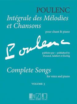 Intégrale des Melodies et Chansons Vol. 3 