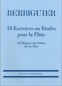 18 Exercices ou Etudes pour la Flûte 