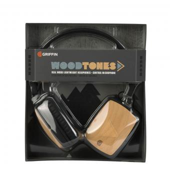WoodTones Over-The-Ear Headphones: Beech (light wood) 