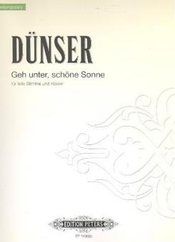 Geh unter, schöne Sonne 