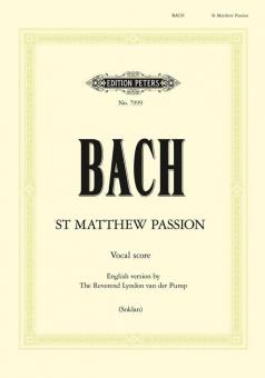 St. Matthew Passion BWV 244 