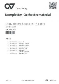 Concerto pour orgue no.11 en sol mineur 