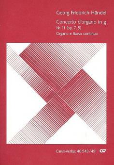 Concerto pour orgue no.11 en sol mineur 