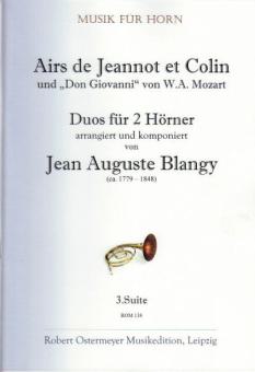 Airs de Jeannot et Colin und "Don Giovanni" von W.A. Mozart - 3. Suite 