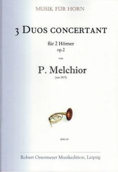 3 Duos concertant für 2 Hörner op. 2 (um 1815) 