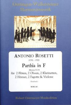 Parthia in F RWV B21 (1785) (Erstdruck) 