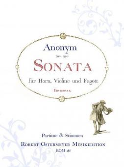 Sonata für Horn, Violine, Fagott F-Dur (um 1750) 