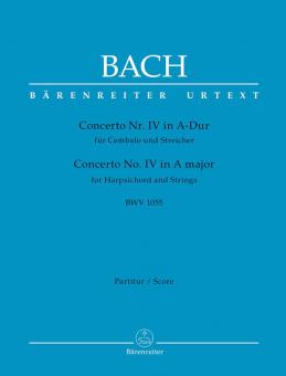 Concerto No. 4 en la majeur BWV 1055 