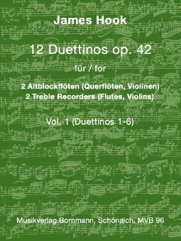 12 Duettinos op. 42 Vol. 1 : Duettinos 1-6 