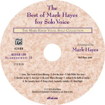 The Best of Mark Hayes for Solo Voice (Accompaniment CD) 