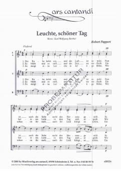 Leuchte schöner Tag 