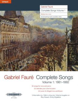 Complete Songs Vol. 1 - Medium-Low Voice 