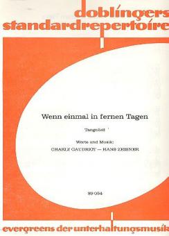 Wenn einmal in fernen Tagen 