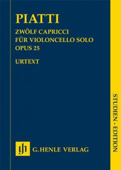 12 Caprices pour violoncelle solo op. 25 