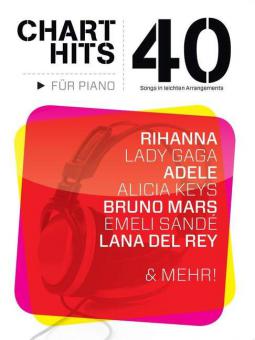 40 Chart-Hits für Piano 