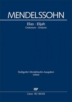 Elijah MWV A 25 - Vocal score, german/english Standard