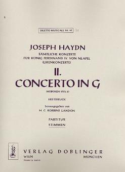 Concerto No. 2 G major Hob. VIIh:2 