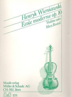 Ecole moderne op. 10 