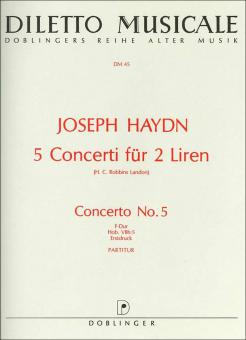 Concerto No. 5 F major Hob. VIIh:5 