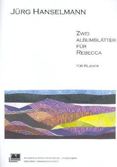 Zwei Albumblätter für Rebecca 