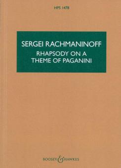 Rhapsodie über ein Thema von Paganini op. 43 