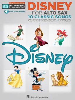 Easy Instrumental Play-Along: Disney for Alto Sax 