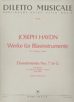 Divertimento No. 7 G major Hob. deest 