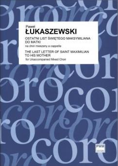 The Last Letter Of Saint Maximilian To His Mother 