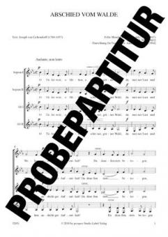 Abschied vom Walde op. 59 Standard