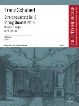 Streichquartett Nr. 6 D-Dur D 74 (1813) 