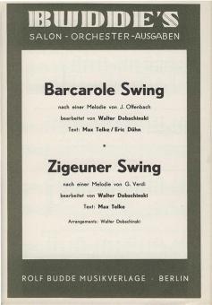 Barcarole Swing/Zigeuner Swing 
