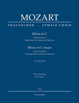 Messe en ut majeur KV 220 (196b) Standard