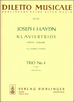 Piano Trio No. 4 F major Hob. XV:39 