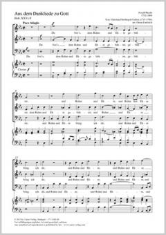 Du chant de grâce à Dieu 