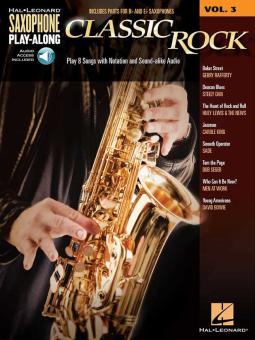 Saxophone Play-Along Vol. 3: Classic Rock 