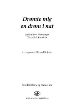 Dromte Mig En Drom I Nat 