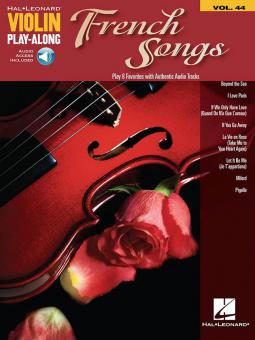 Violin Play-Along Vol. 44: French Songs 