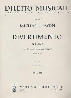 Divertimento D-Dur Perger 95, Erstdruck 