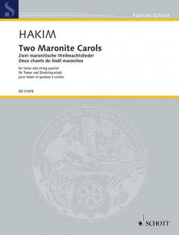 Deux chants de Noel maronites Standard