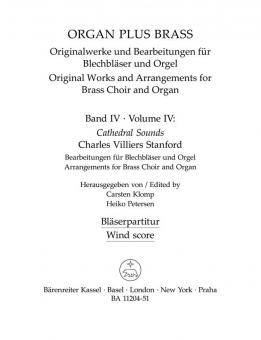 organ plus brass, volume IV: Cathedral Sounds Standard